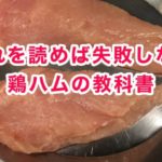 鶏胸肉を安全に低温調理する温度と時間:自作【鶏ハム】【サラダチキン】:カンピロバクターの低温殺菌パスチャライズ
