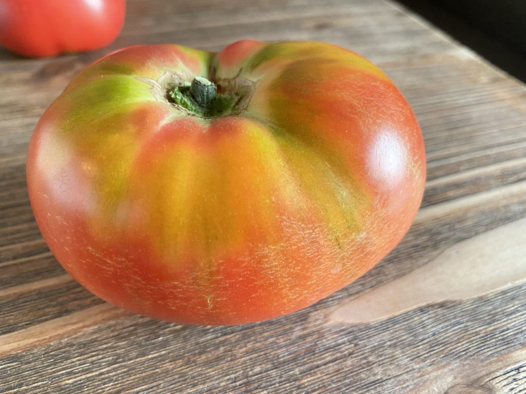 トマトの「緑色の線」